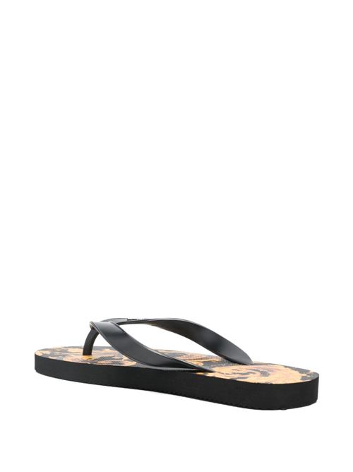 Infradito donna con stampa barocca Versace jeans Couture | 80VA3SQ7ZSS80G89